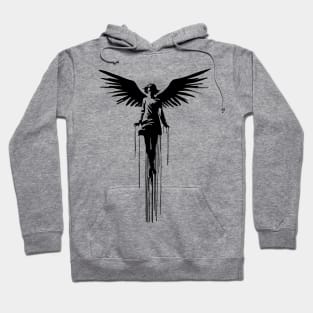 Angel Rising Graffiti Art Hoodie